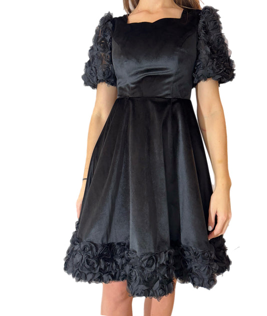 Midnight Blossoms Dress